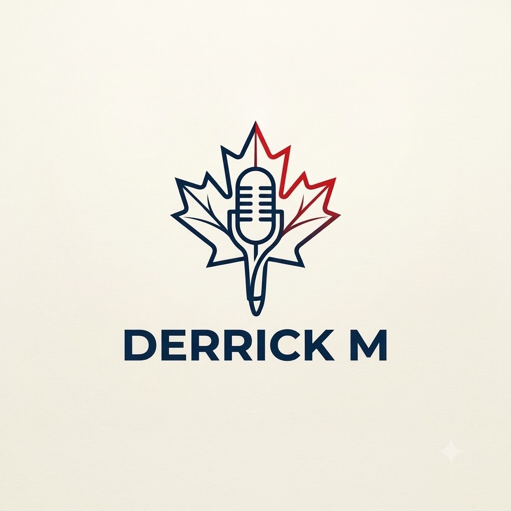 Derrick M Voiceover & Production Logo